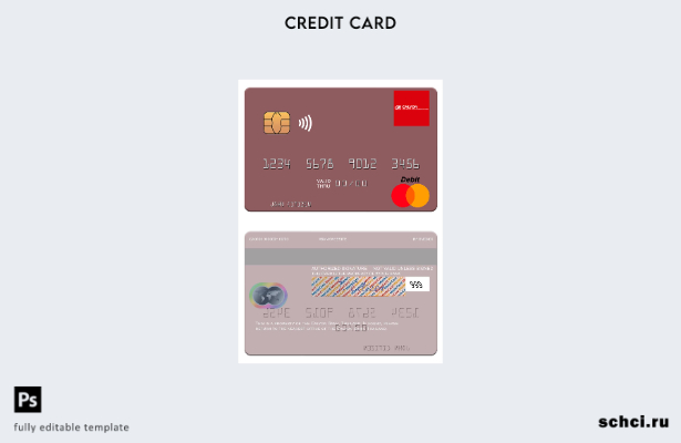 цифровая загрузка шаблона карты Mastercard Таиланда Calyon Bank